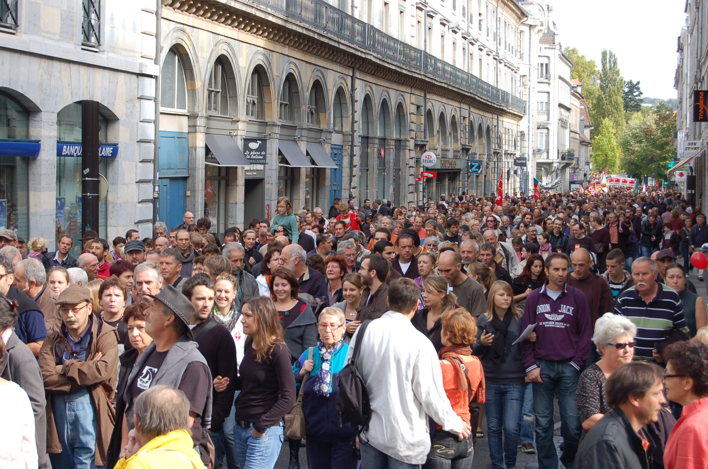 Manifestation le record de participation seratil battu à Besançon