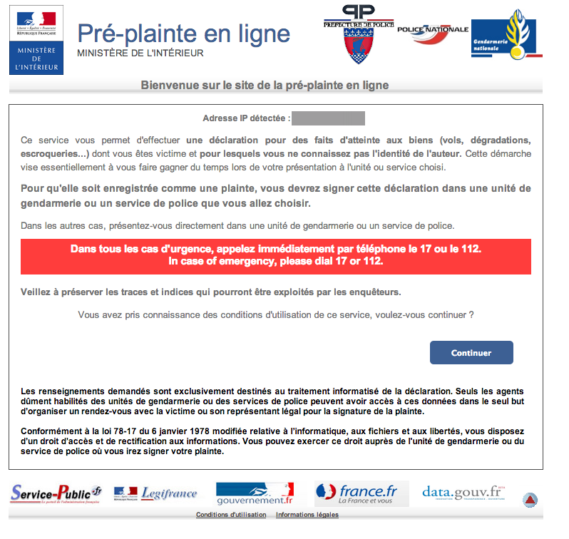 La première pré-plainte en ligne signée à la gendarmerie de Marchaux ...