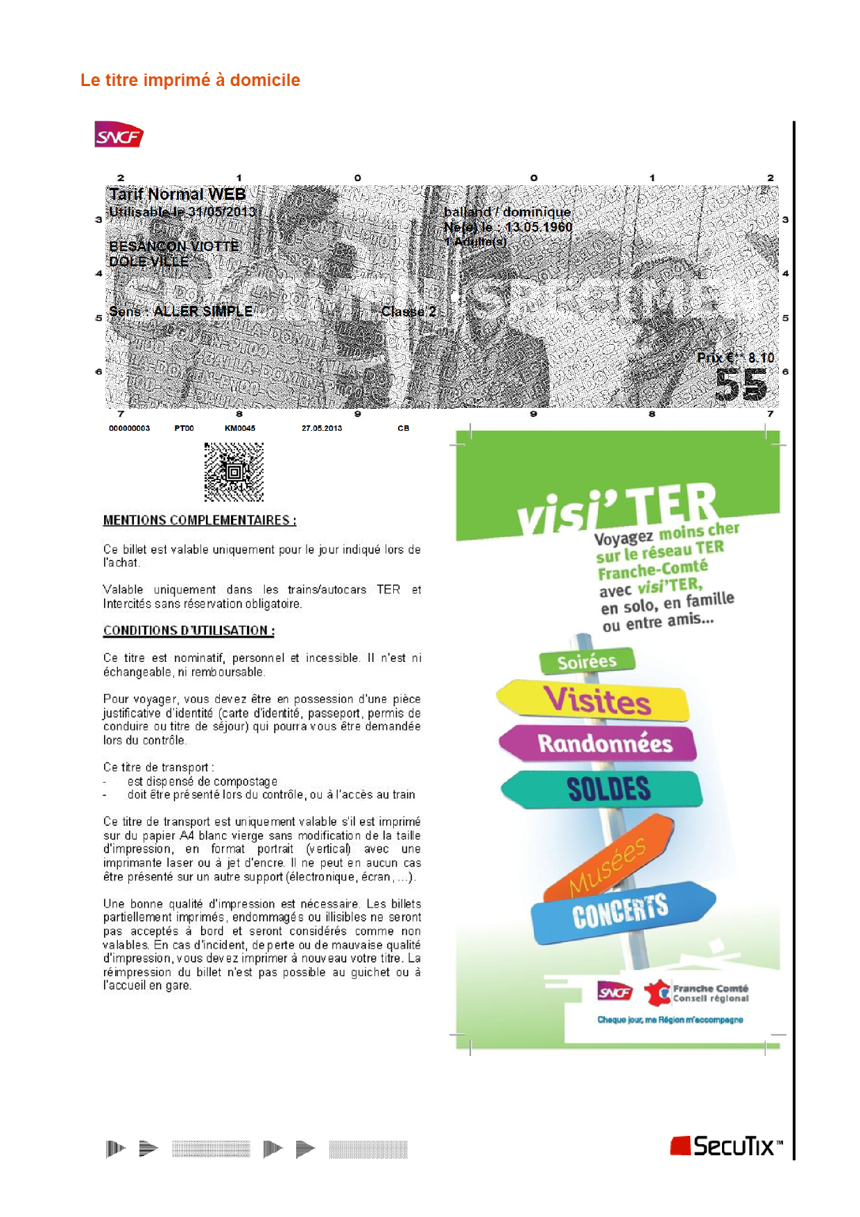 Acheter ses billets  TER  Franche Comt  en  ligne  sur 