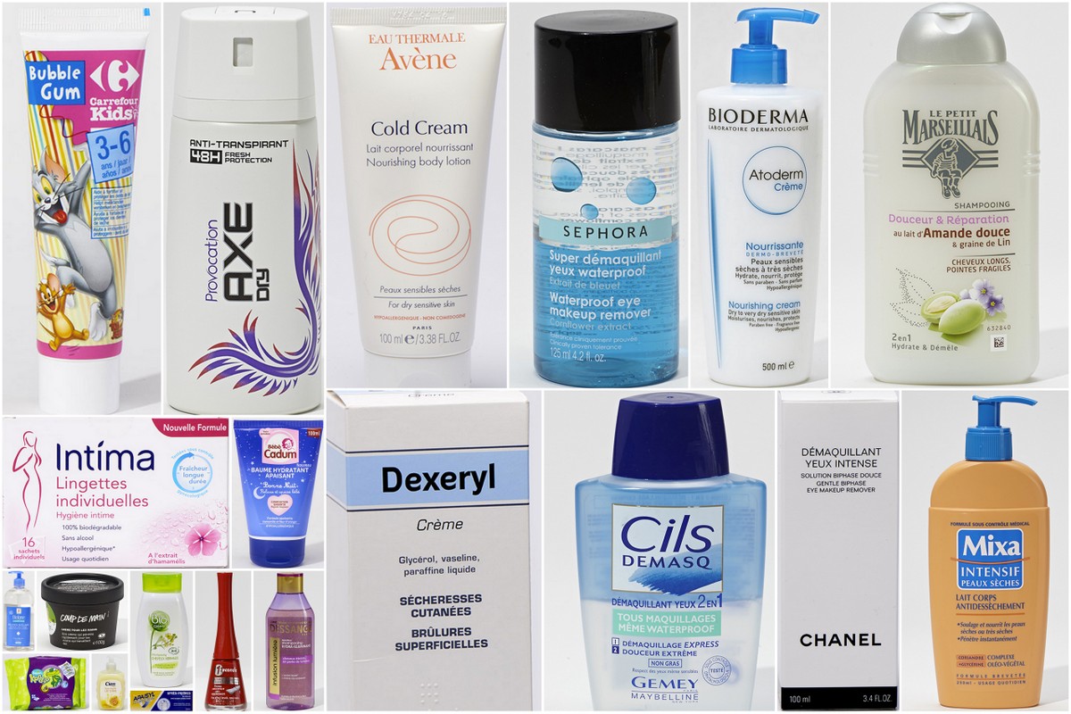 Hygiène et cosmétique : la nouvelle liste de produits ...