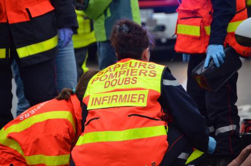 Sapeurs-pompiers du Doubs (illustration) © Alexane Alfaro