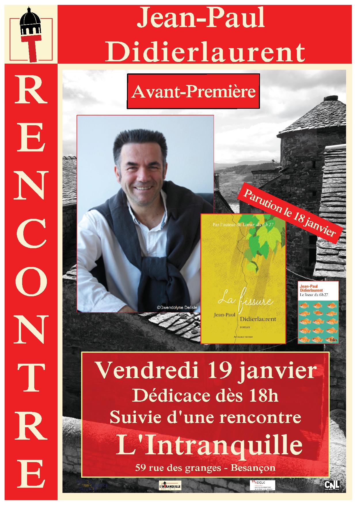 Rencontre et dédicace avec JeanPaul Didierlaurent •