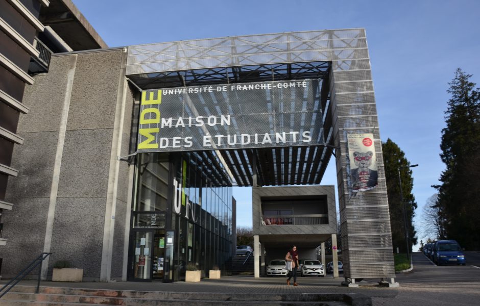 Maison des étudiants à la Bouloie à Besançon. © Hélène Loget