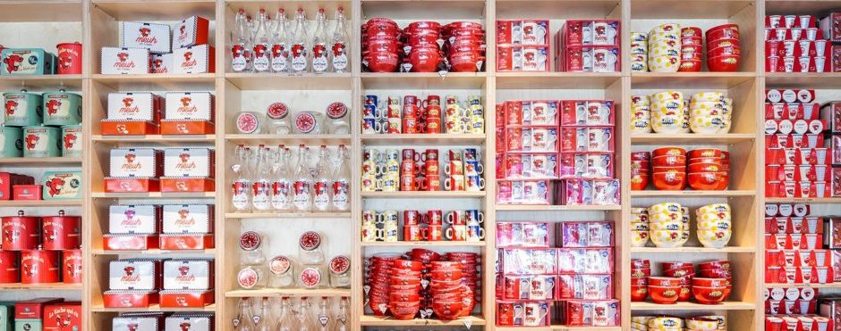 31.05.2018. La Maison de la Vache qui rit, Lons le Sauniers. Aménagements et scénographie de l'agence Encore Heureux. ©lamaisondelavachequirit.com ©