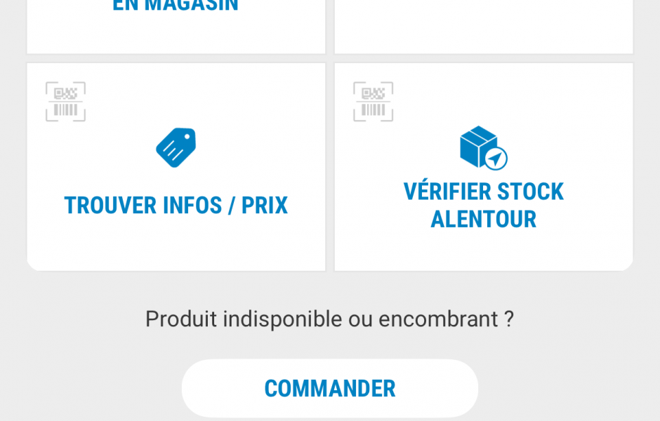 Capture d'écran de l'application Decathlon
 ©