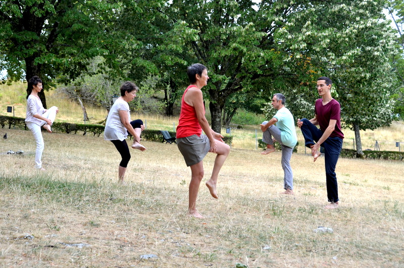 Qi Gong à la Citadelle de Besançon avec Maximilien Royo cet été ©Alexane Alfaro ©