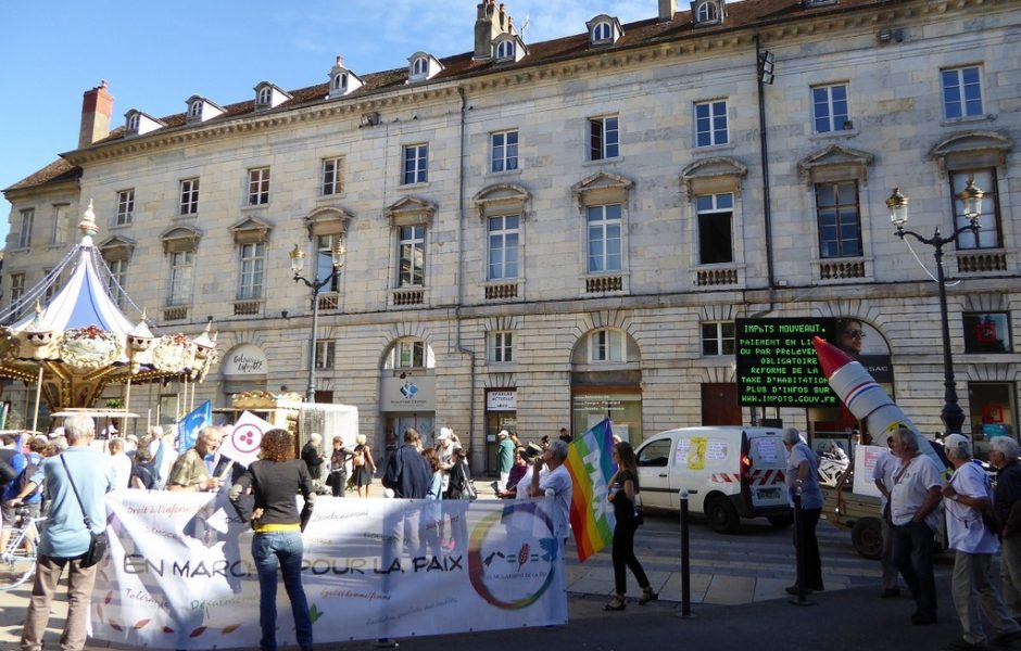 Samedi 22 septembre 2018 à Besançon ©Mouvement pour la Paix ©