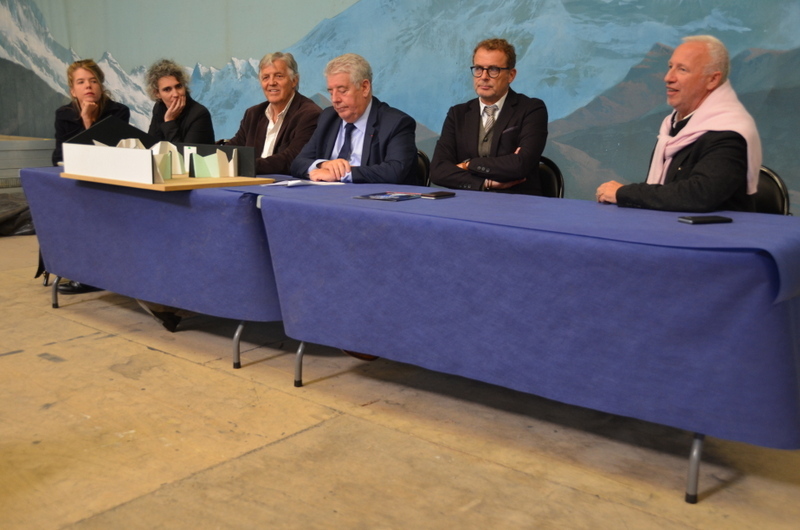 Léna Brissoni, Célie Pauthe, Jacques Mariot, Jean-Louis Fousseret, Thierry Morton et Jean-François Lepin ©Alexane Alfaro ©