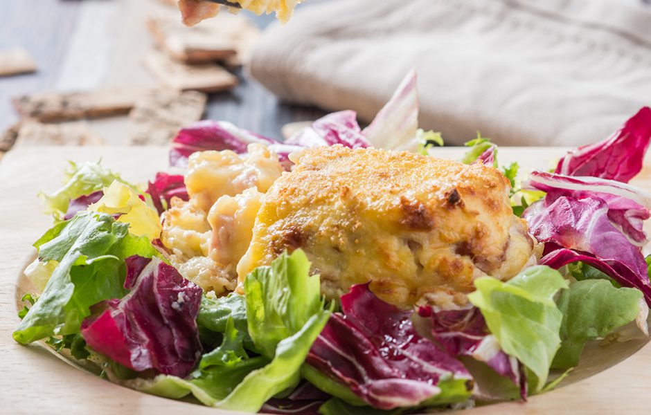 Croquettes de pommes de terre à la saucisse de Morteau et à la cancoillotte échalote de Bretagne La Belle Etoile ©William Beekman/ComtoisJeCusine ©