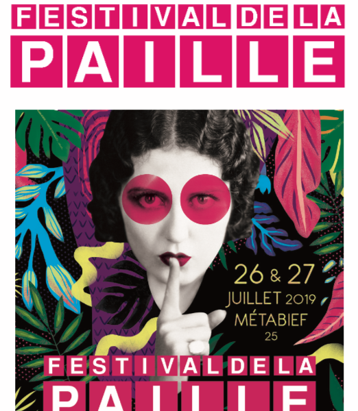 L’agence de graphisme Rouge Poisson surprend avec le nouveau visuel de la 19e édition du Festival de la Paille.  ©