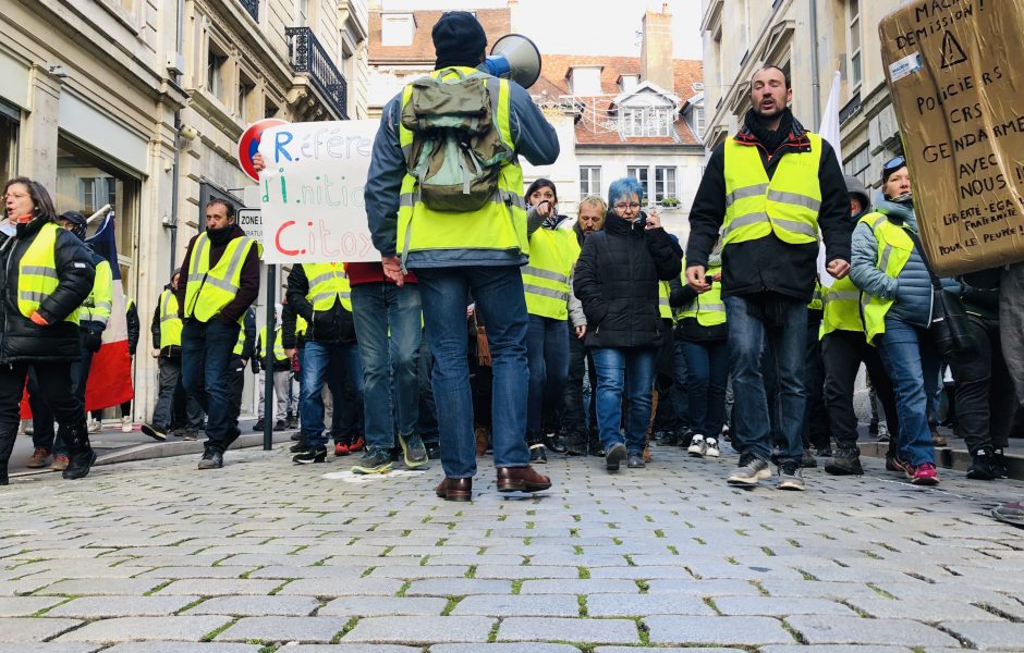 manifestation à Besançon le 15 décembre 2018 © d poirier ©