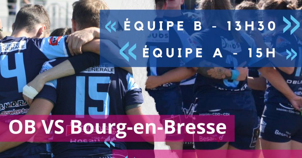 Aprèsmidi rugby féminin et masculin avec l’Olympique de Besançon •