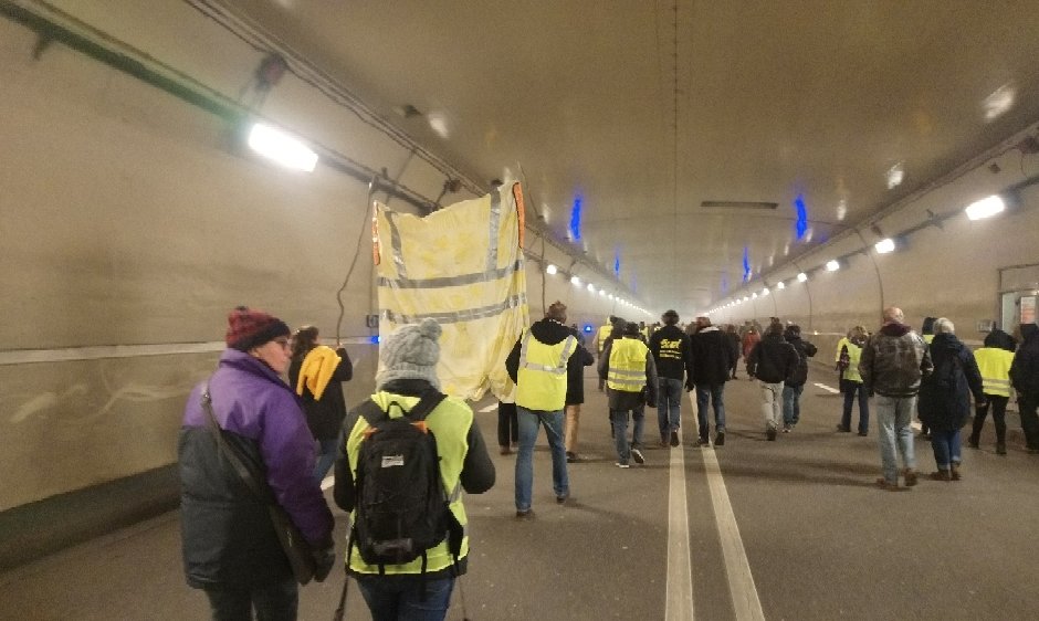 Manifestation des Gilets jaunes le 19 janvier 2019 ©maCommune ©