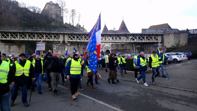 Manifestation des Gilets jaunes le 19 janvier 2019 ©maCommune ©