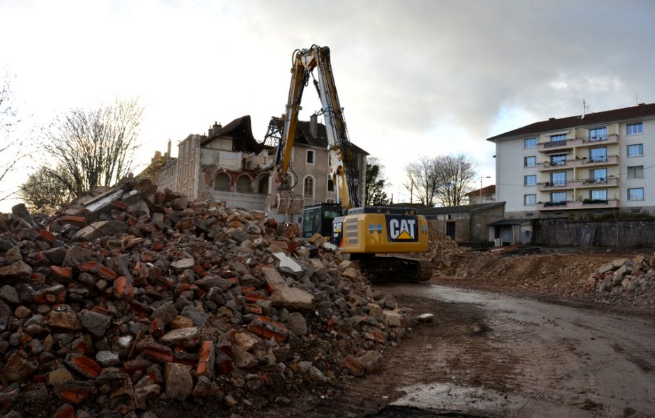 Les travaux rue de Trépillot à Besançon ©Alexane Alfaro ©