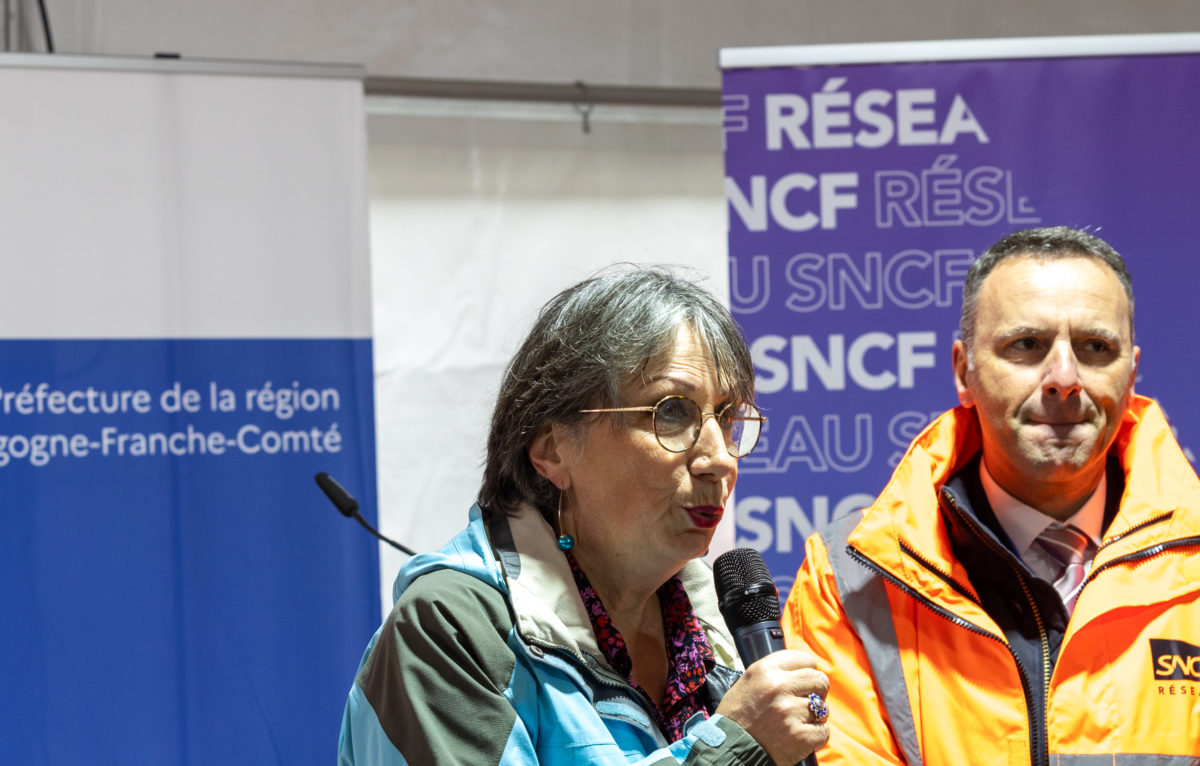 discours d'Anne Vignot, maire de Besançon  © Schlick Vincent