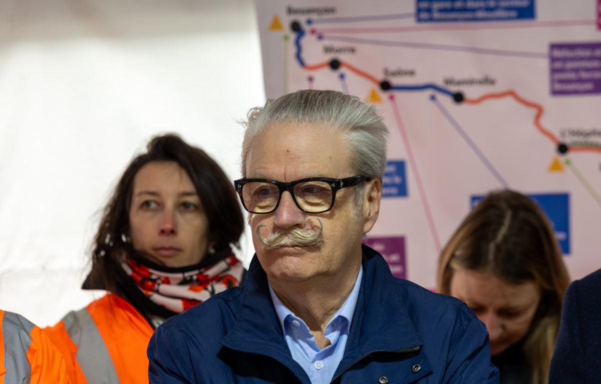 Michel Neugnot, 1er vice-président en charge des mobilités, des transports scolaires, de l'intermodalité et des infrastructures. © Schlick Vincent