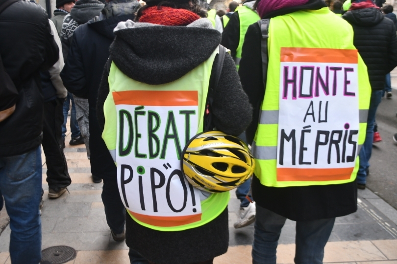 Manifestation des Gilets jaunes le 19 janvier 2019 illustration ©maCommune ©