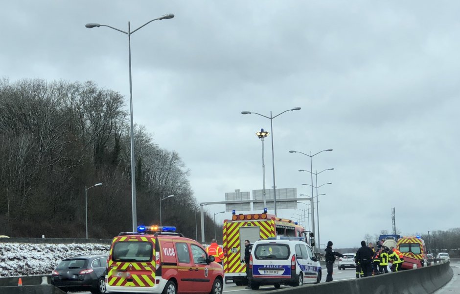 accident RN 57 30/01/19 © alerte témoin  ©