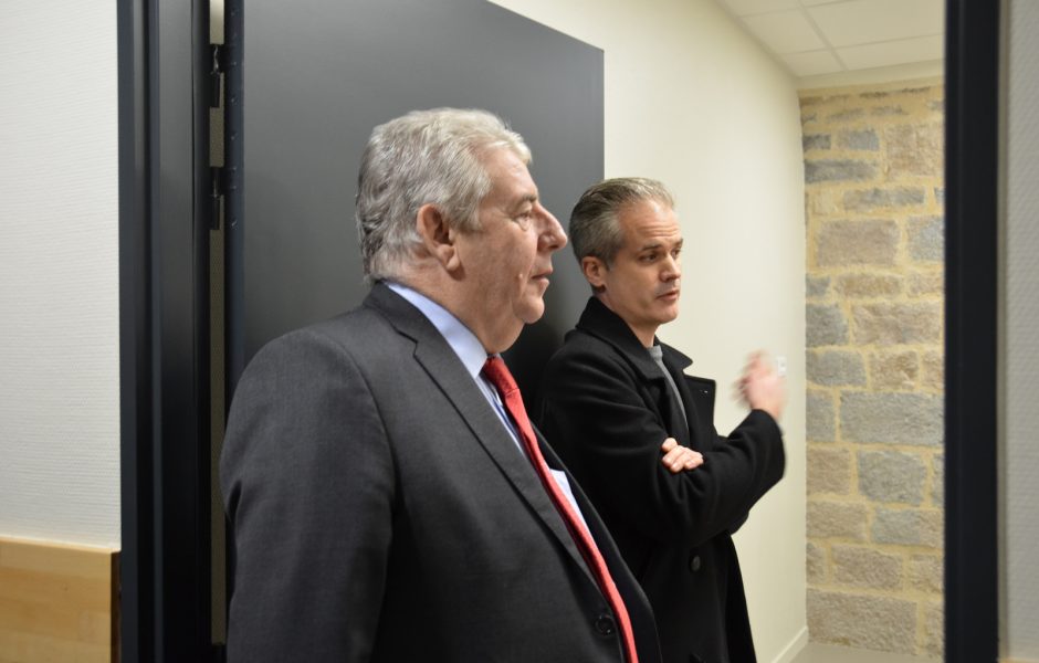 Yann Morel, président du Bastion et Jean-Louis Fousseret, maire de Besançon © Hélène Loget ©