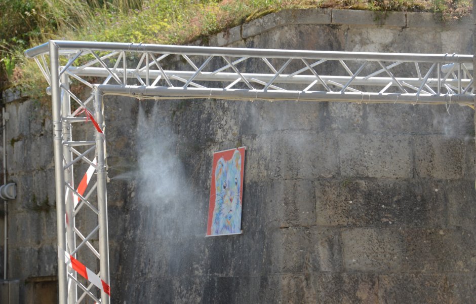 brumisateur à la Citadelle de Besançon © Hélène Loget ©