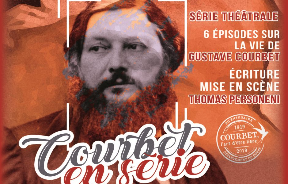 courbet en serie affiche