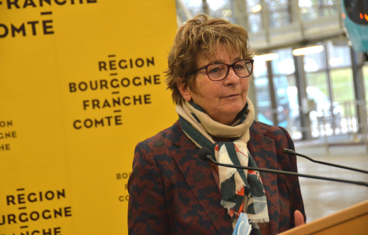 Marie-Guite Dufay, présidente de la Région Bourgogne Franche-Comté © Hélène Loget