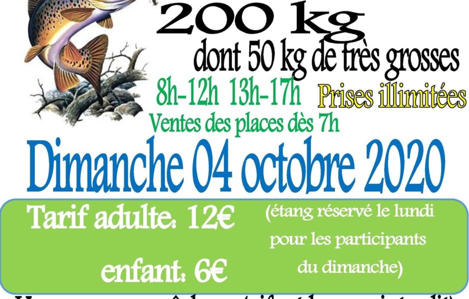 JOURNEE TRUITES 04 OCTOBRE