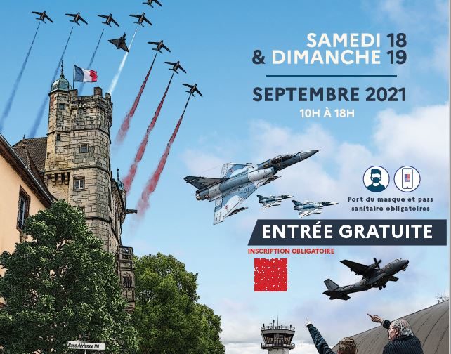 Meeting aérien journée portes ouvertes à LuxeuillesBains