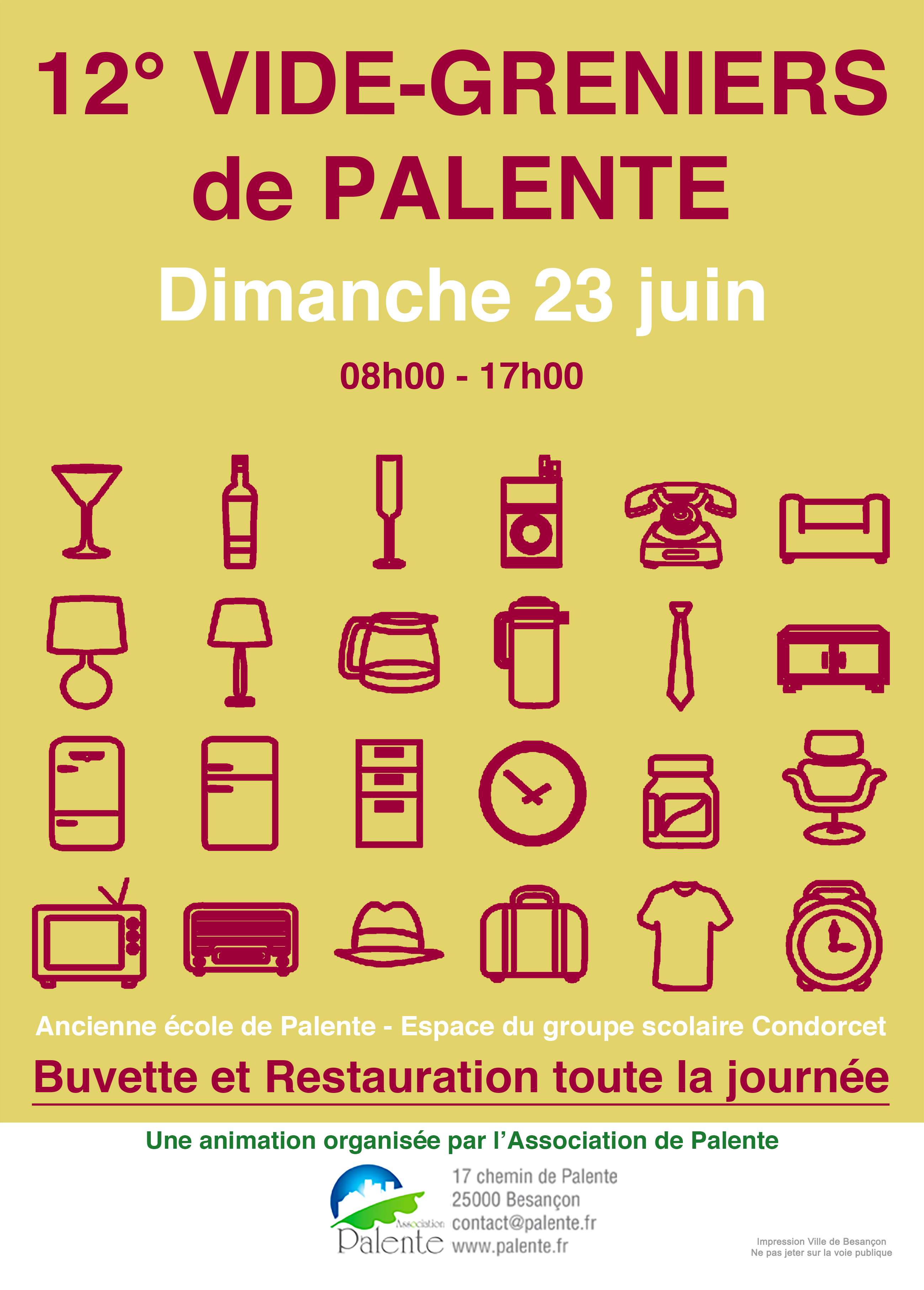 12ème vide-greniers de Palente • macommune.info