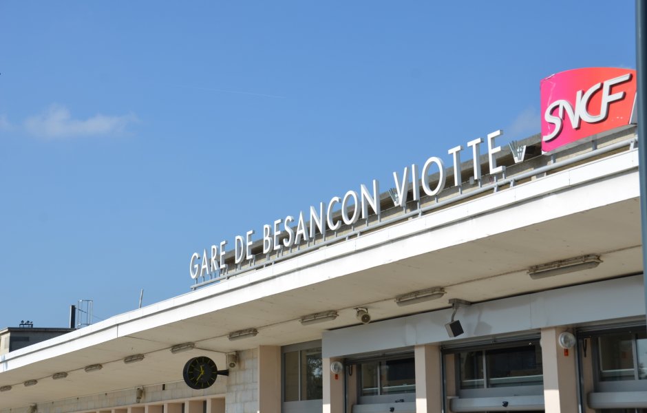 Gare Besançon-Viotte. © D Poirier