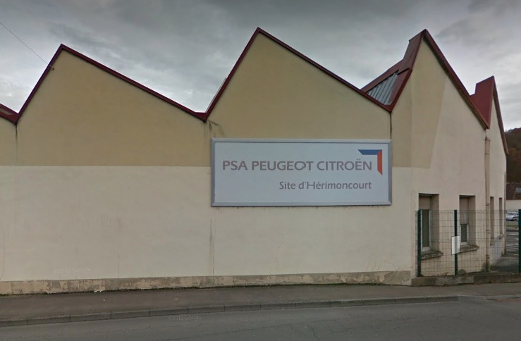 site PSA Hérimoncourt © Google Street View ©