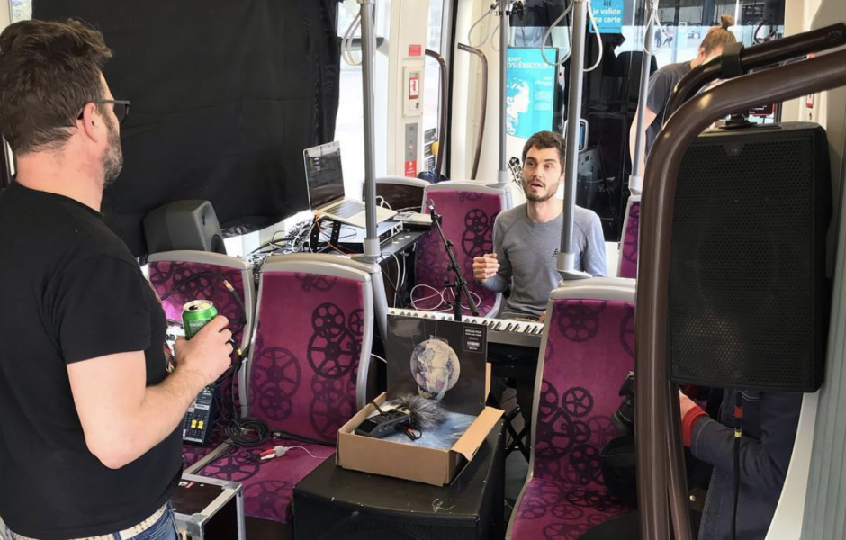 Concert dans le Tram' à Besançon le 9 février 2019 ©La Rodia/Instragram ©