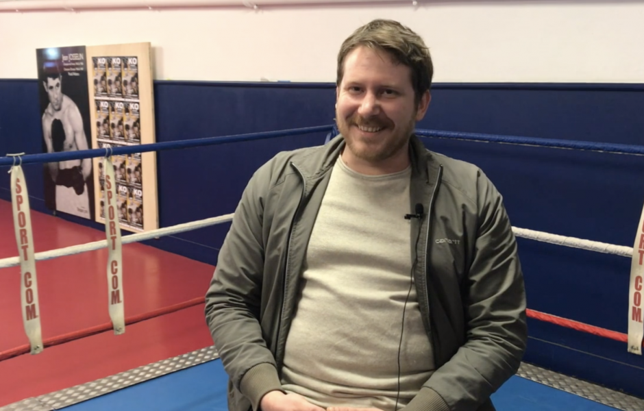 Philippe Haag, président du Local Boxe Club à Besançon et co-créateur de DisKO. ©Alexane Alfaro ©