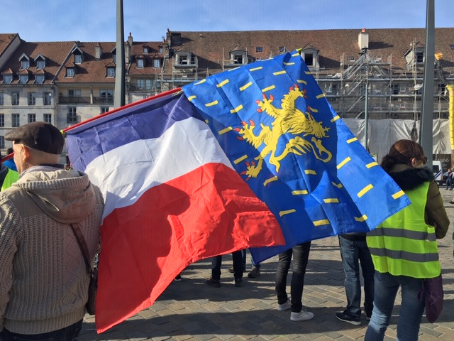 Gilets Jaunes manifestation du 23 février 2019 © Hélène Loget` ©