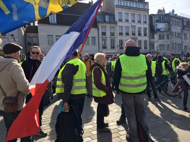 Gilets Jaunes manifestation du 23 février 2019 © Hélène Loget ©