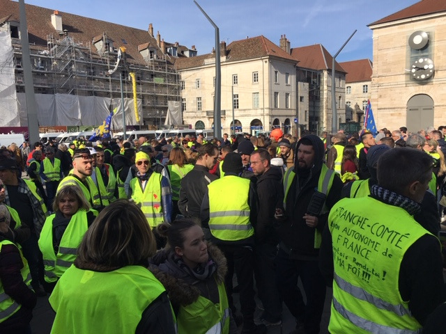 Gilets Jaunes manifestation du 23 février 2019 © Hélène Loget ©