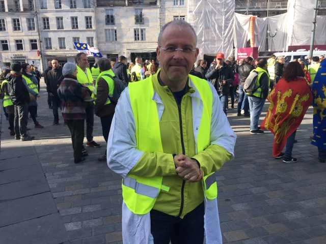 Gilets Jaunes manifestation du 23 février 2019 © Hélène Loget ©