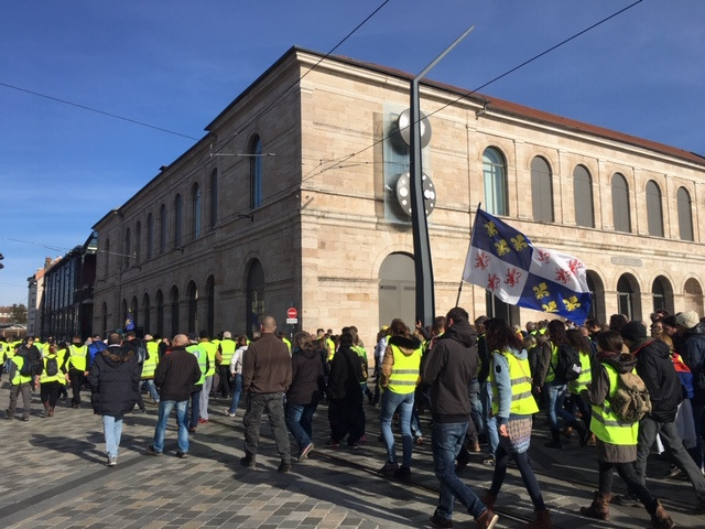 Gilets Jaunes manifestation du 23 février 2019 © Hélène Loget ©