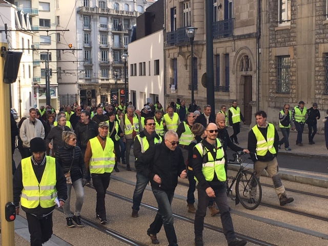Gilets Jaunes manifestation du 23 février 2019 © Hélène Loget ©