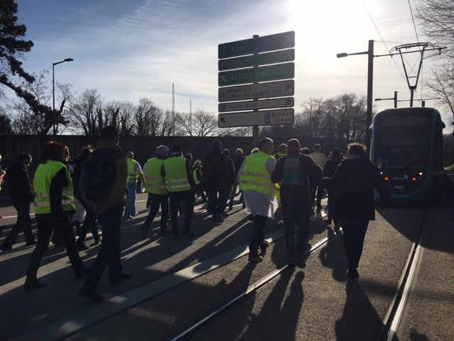 Gilets Jaunes manifestation du 23 février 2019 © Hélène Loget ©