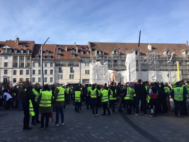 Gilets Jaunes manifestation du 23 février 2019 © Hélène Loget ©