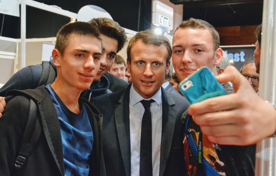 Emmanuel Macron en visite à Besançon (archives Micronora 2016) - D Poirier ©