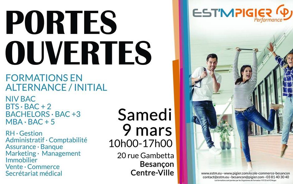 portes ouvertes Pigier Est'M