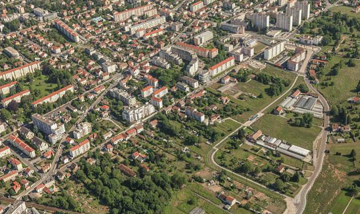 Quartier des Vaîtes à Besançon. © Ville de Besançon