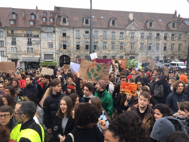 Marche pour le climat 15 mars 2019 à Besançon ©Hélène Loget ©