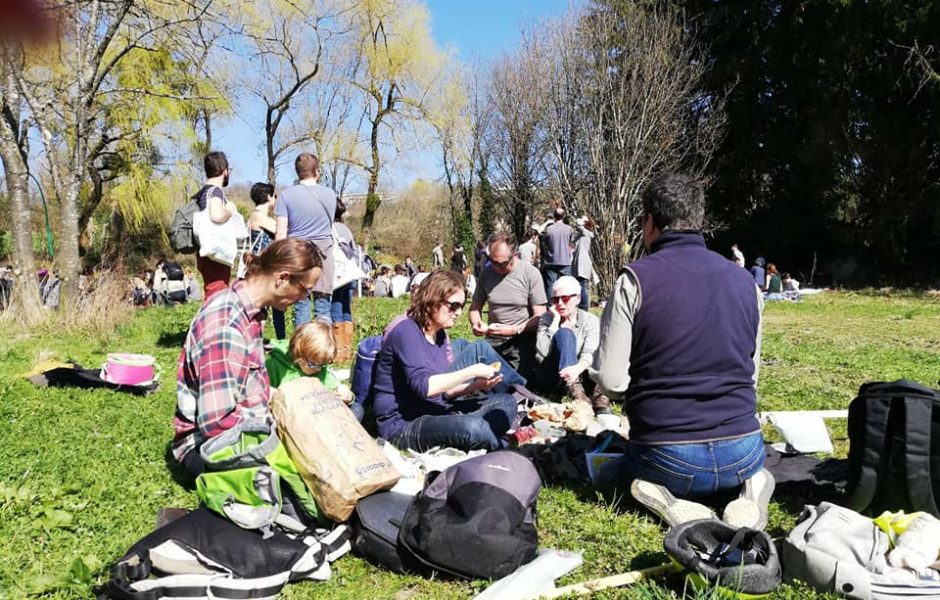 Pique nique militant aux Vaites samedi 23 mars 2019 © @jardinsdesvaites ©