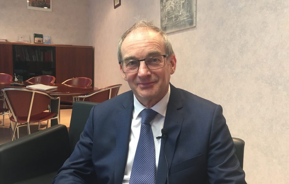 Michel Mazaudier, inspecteur d'académie et représentant de Nicolas Magnin, doyen des inspecteurs d'académie © Hélène Loget ©