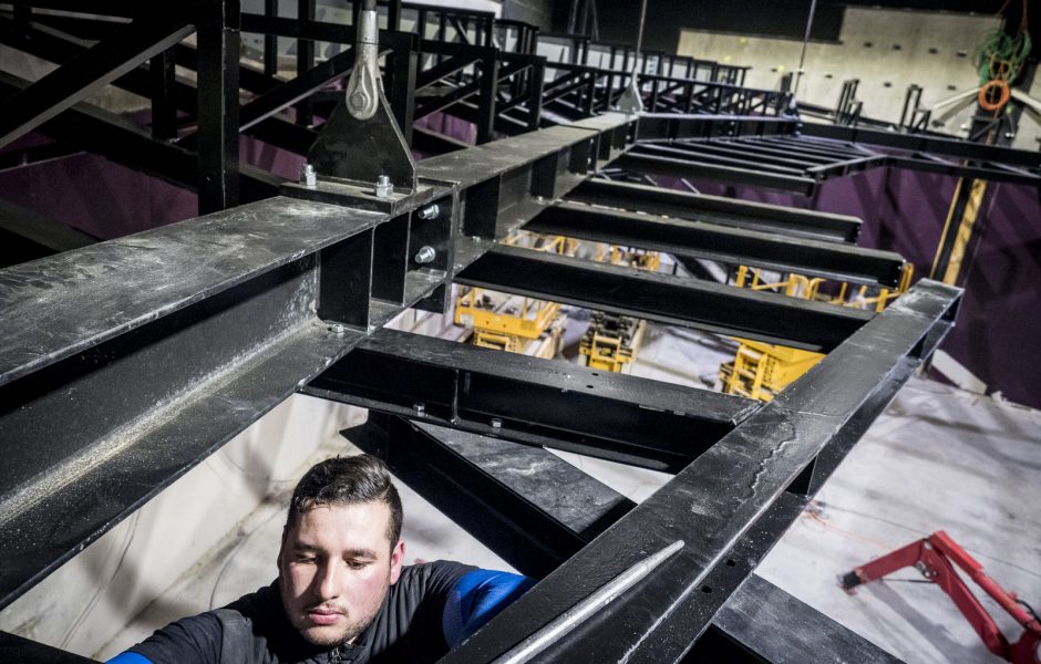 CHANTIER D'AGRANDISSEMENT DE LA SALLE DE CONCERT DE LA RODIA, BESANÇON, DOUBS, HIVER PRINTEMPS 2019 ©RAPHAEL_HELLE ©