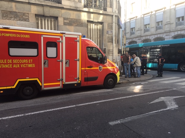 pompier accident 23 mai 2019 © Hélène Loget ©